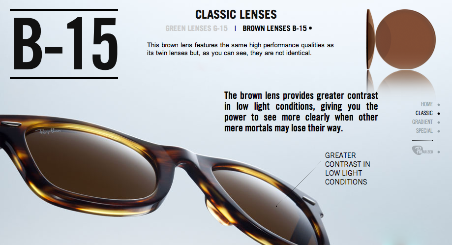 Compliment Eerste tornado 5 Types of Ray Ban Sunglass Lenses at Lenspick