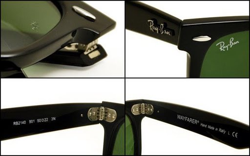 ray ban model number search