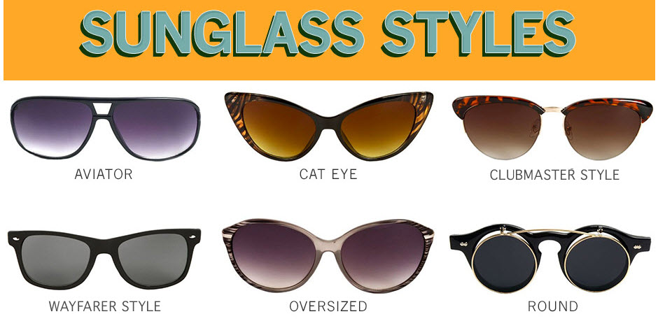 Different Types of Sunglasses for Women