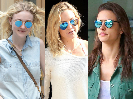 Celebs Make a Statement in Mirrored Sunglasses—Here's How to Wear 'Em